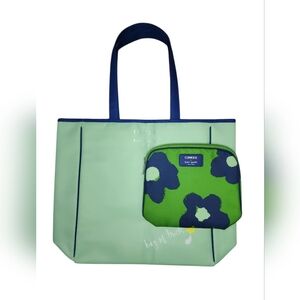 Clinique x Kate Spade 2 Piece Reversible Tote Bag Set